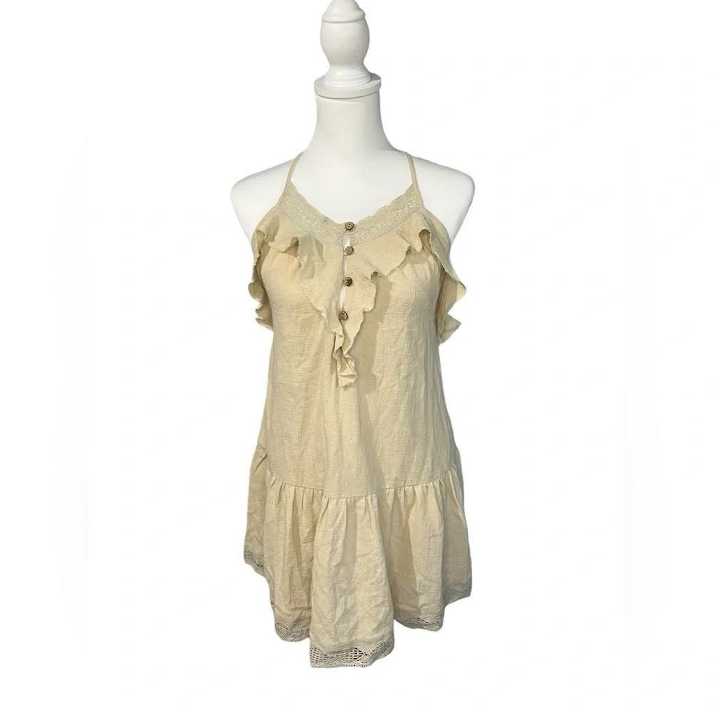 Free People Frill Seeker Drop Waist Dress | XS - Picture 2 of 7